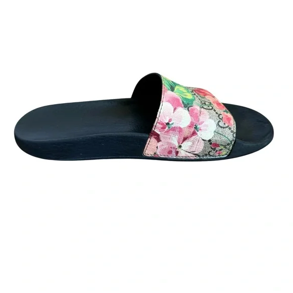 GUCCI GG Supreme Blooms Slides Sandals - Picture 7 of 12
